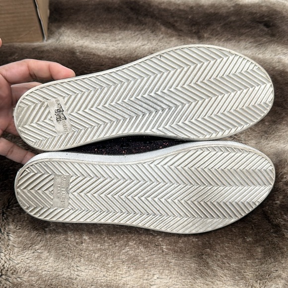 Saint Laurent PARIS Women’s Bedford Low Glitter Midnight $630 Size 7 No Laces - Picture 5 of 8